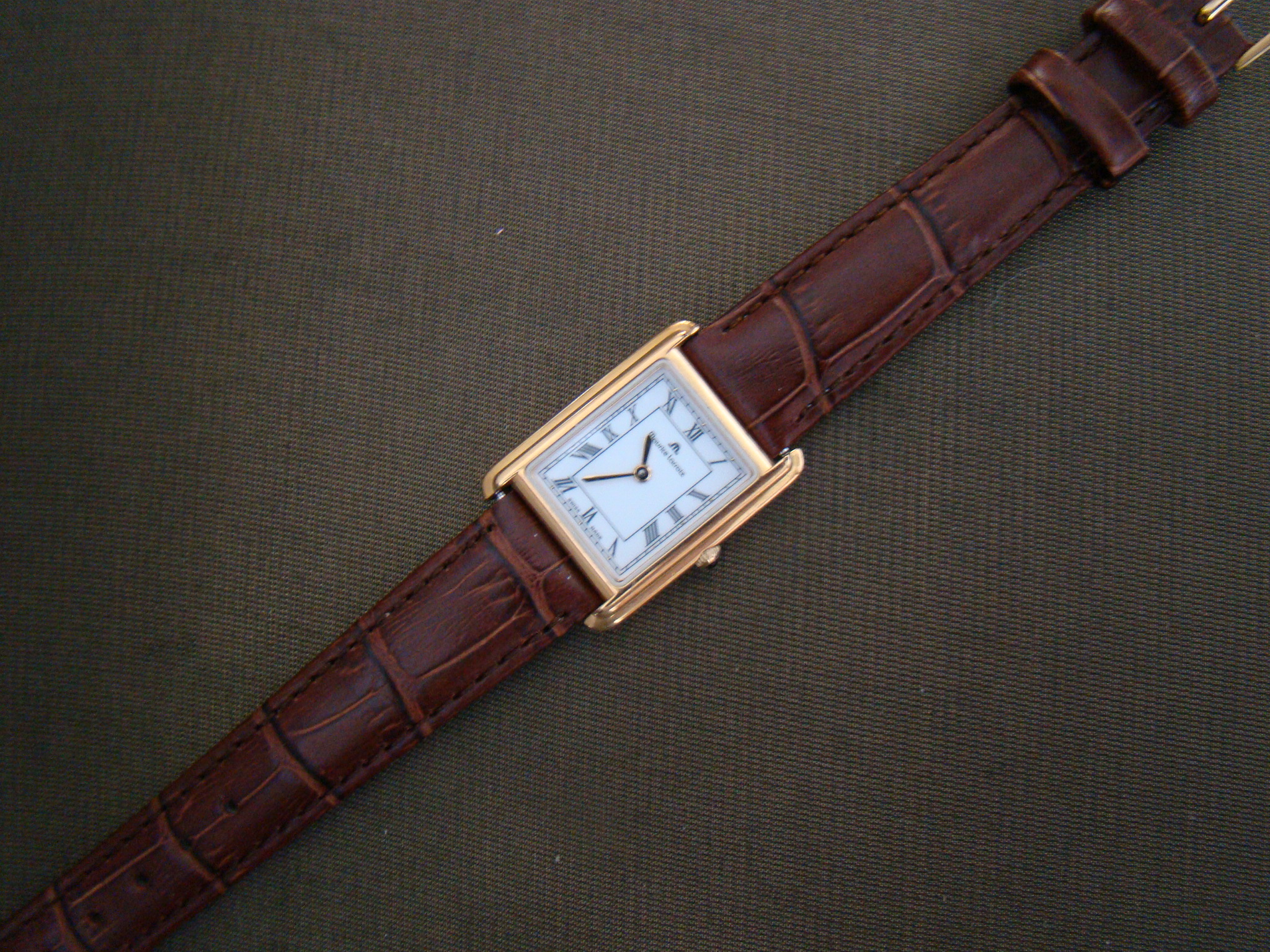 Staal Verguld Dames Pols Horloge Maurice Lacroix Tank Bestel Bij Rosenfield Nl