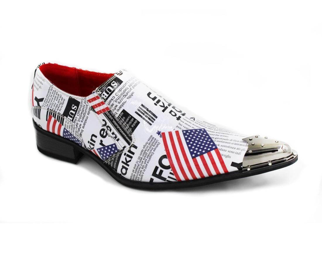 ROSSELLINI BENITEZ USA MENS SHOES POINTED METAL CAPPED TOE