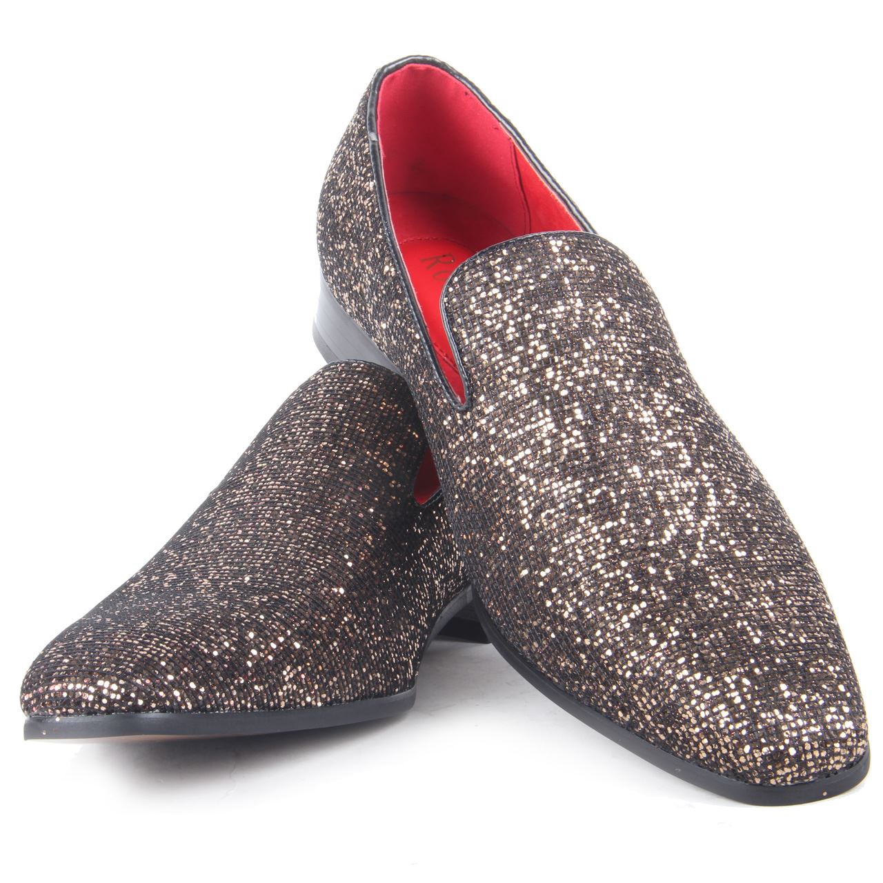 Red sequin shoes mens store
