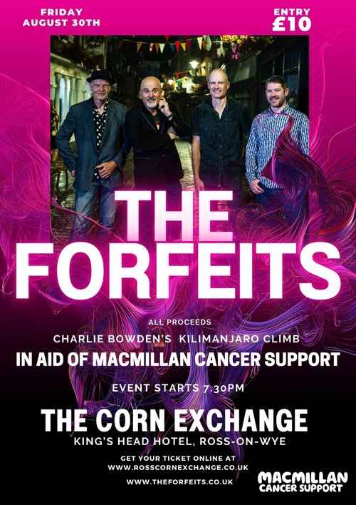 Forfeits Live & Macmillan Cancer Suport