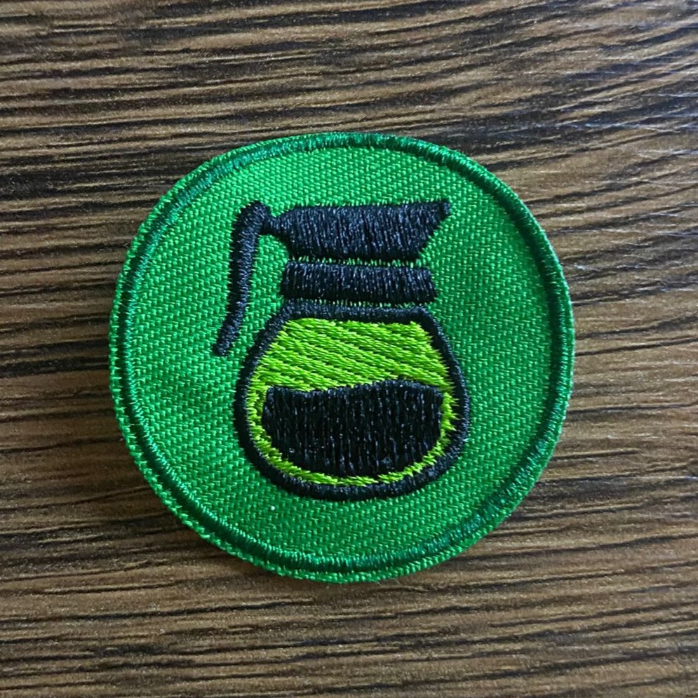 Koffiezet Badge