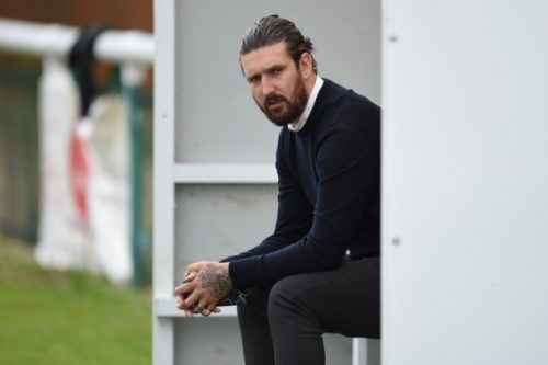 Biggleswade Town manager Lee Allinson Biggleswade Town manager Lee Allinson