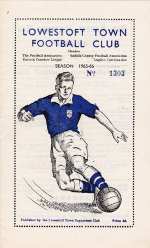 Lowestoft Town programme 1965-66