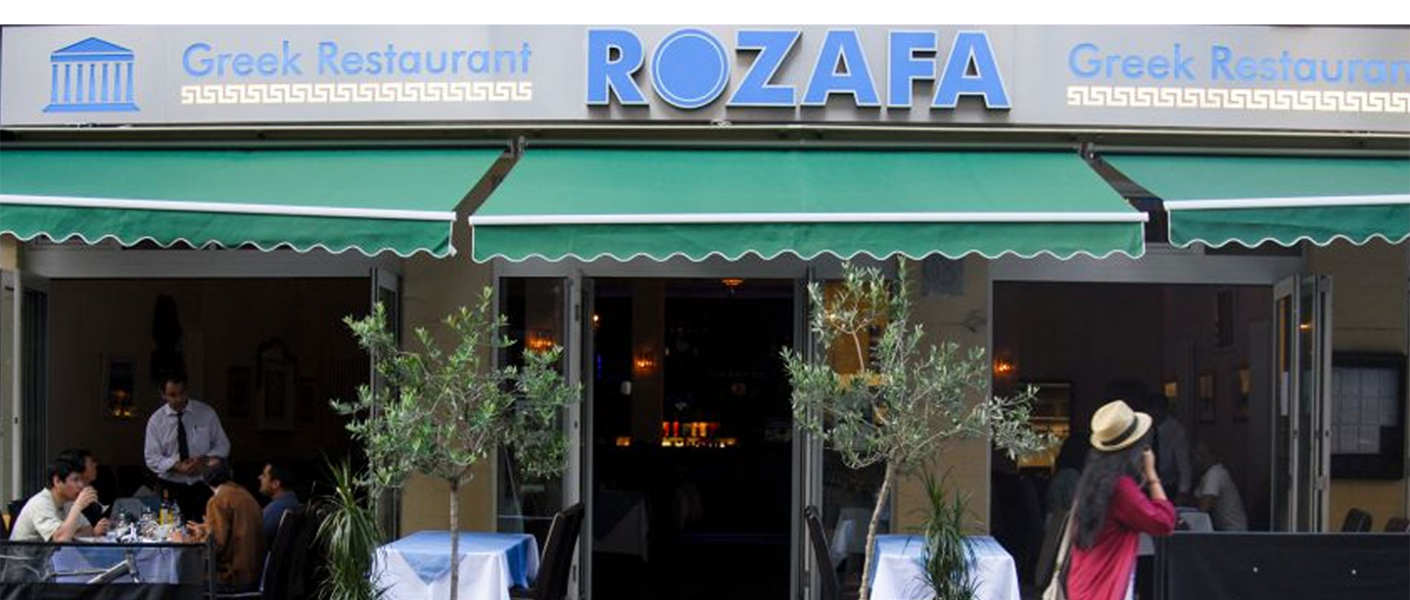 rozafa greek restaurant manchester outdoor dining