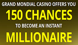 Grand Mondial 150 free spins