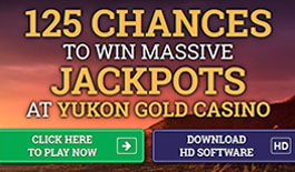 Yukon Gold 125 extra spins