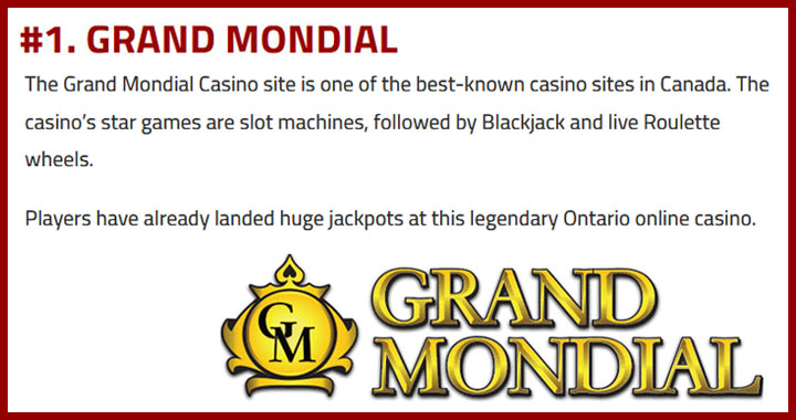 Grand Mondial Casino for Ontarians