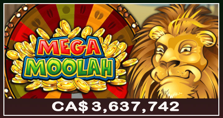 Mega Moolah jackpot won in Canada in 2024