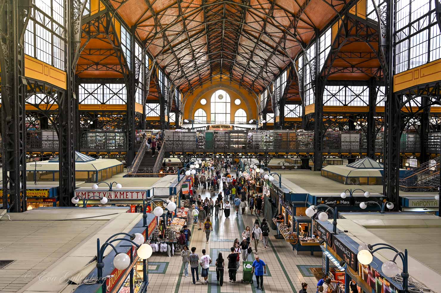 The Great Market Hall in Budapest