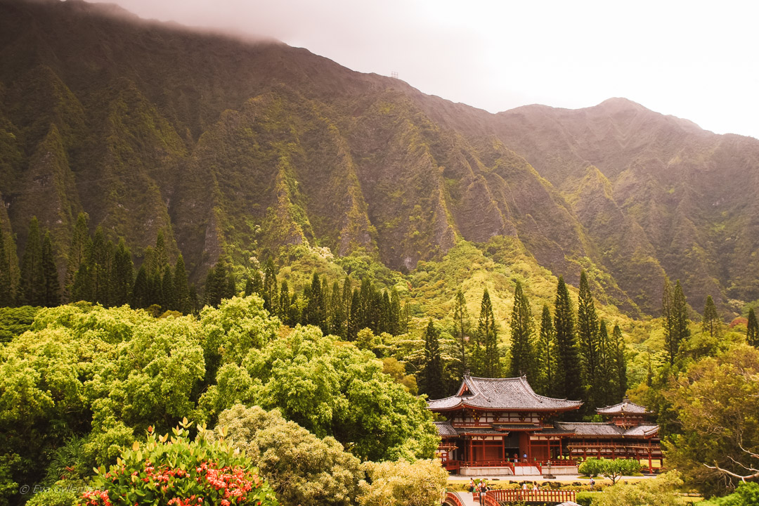 Byodo-In templet i Valley of the temples