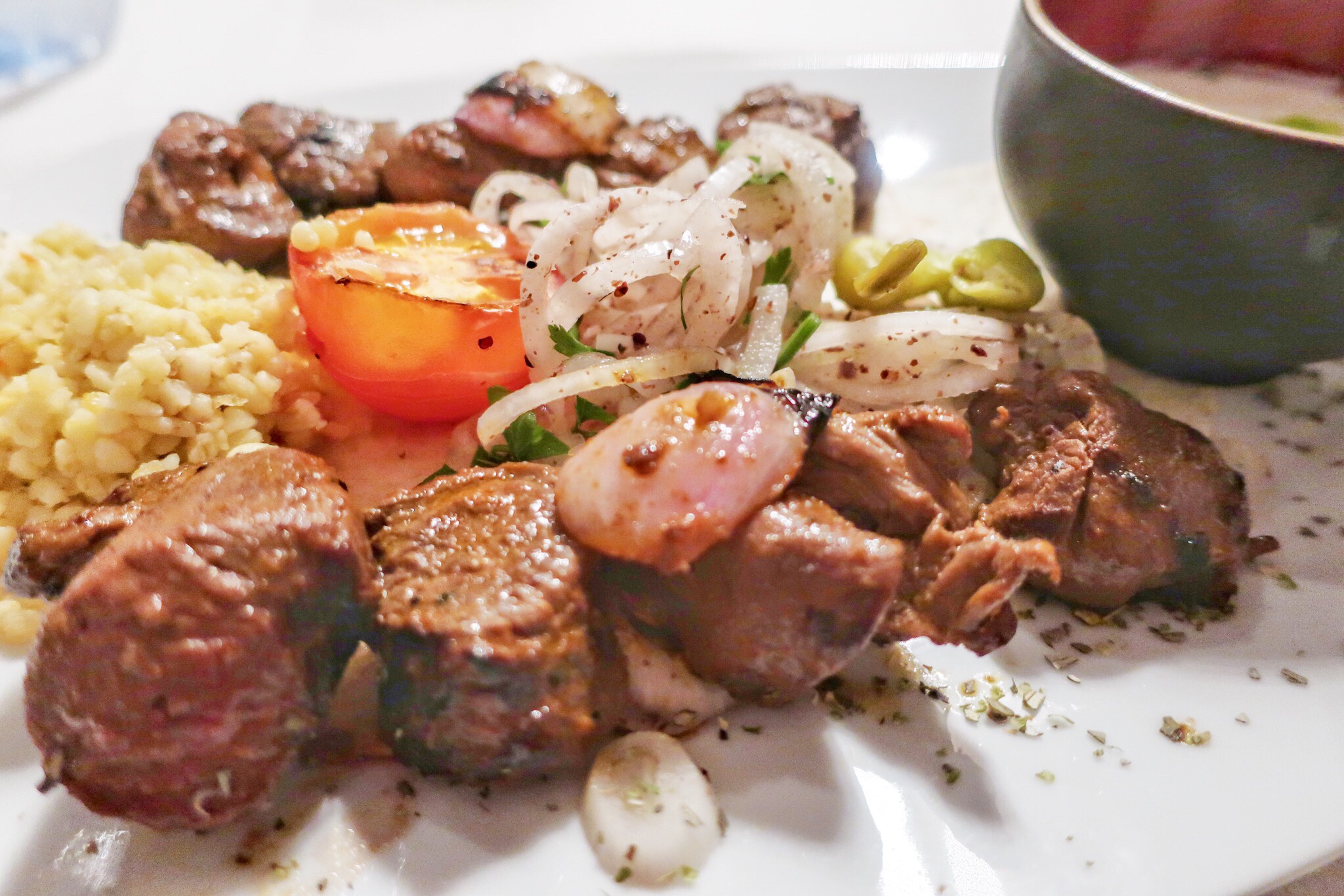 Grilled lamb fillet at Lalezar