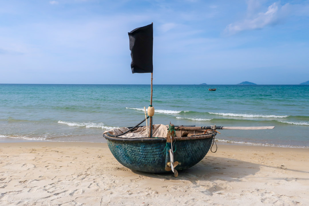The beach in Hoi An, Vietnam