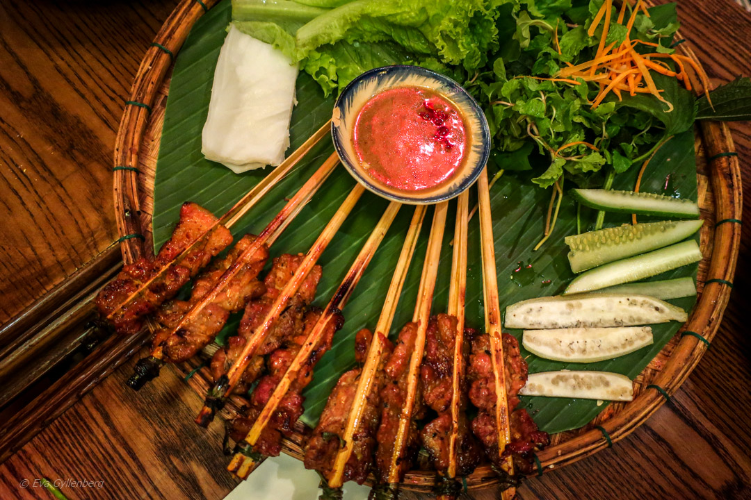 Pork skewer