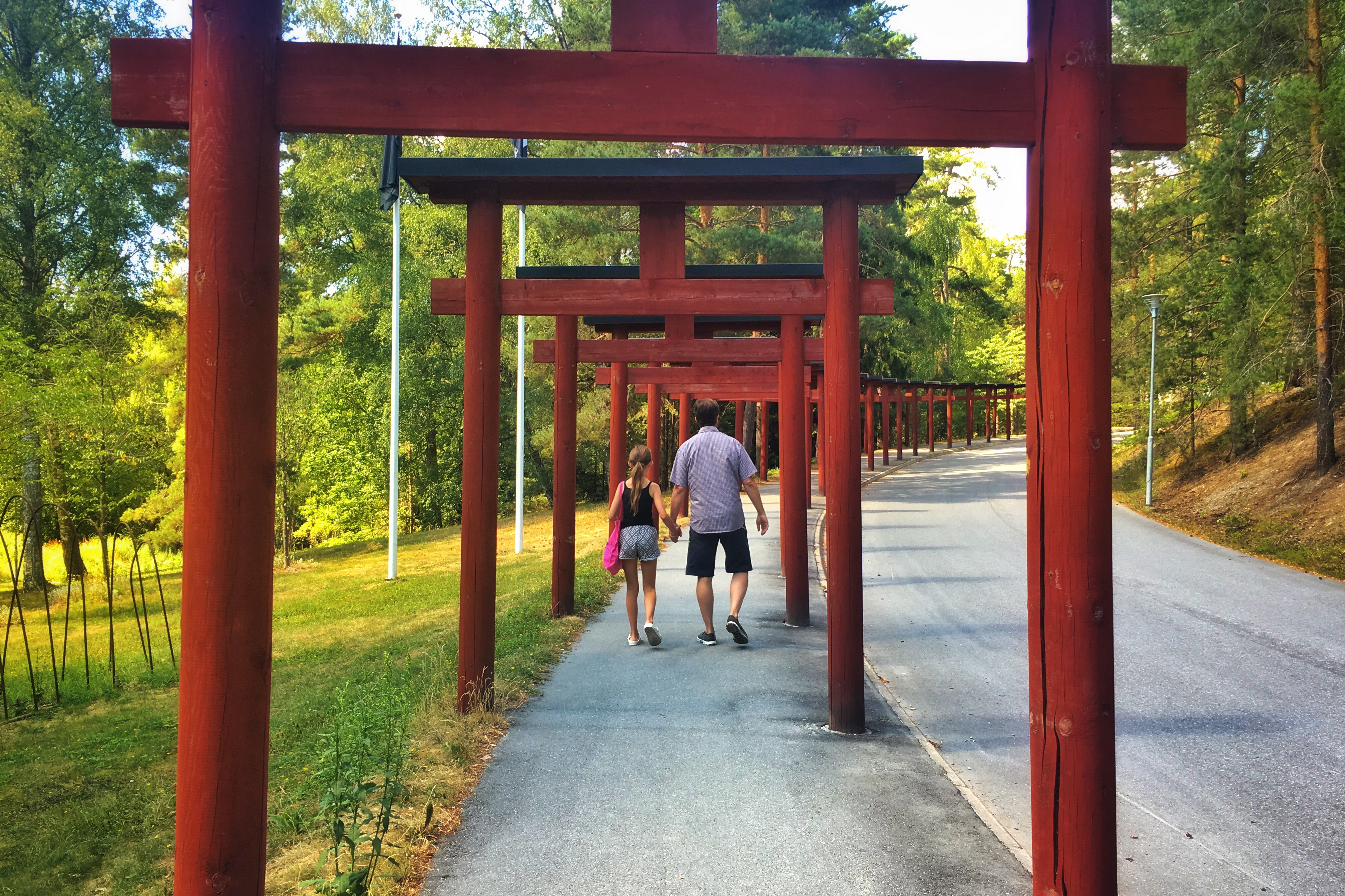 Torii on the way to Yasuragi