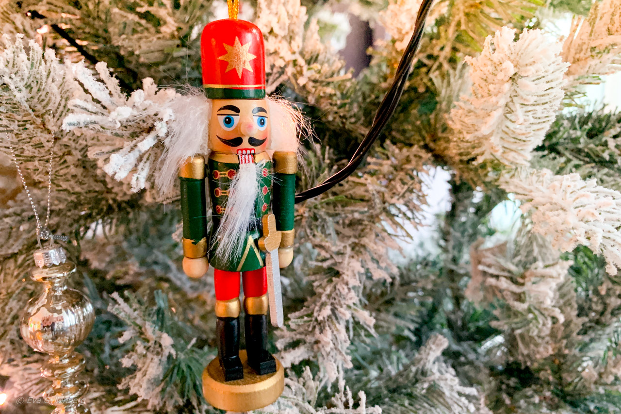 Christmas baubles with a travel theme