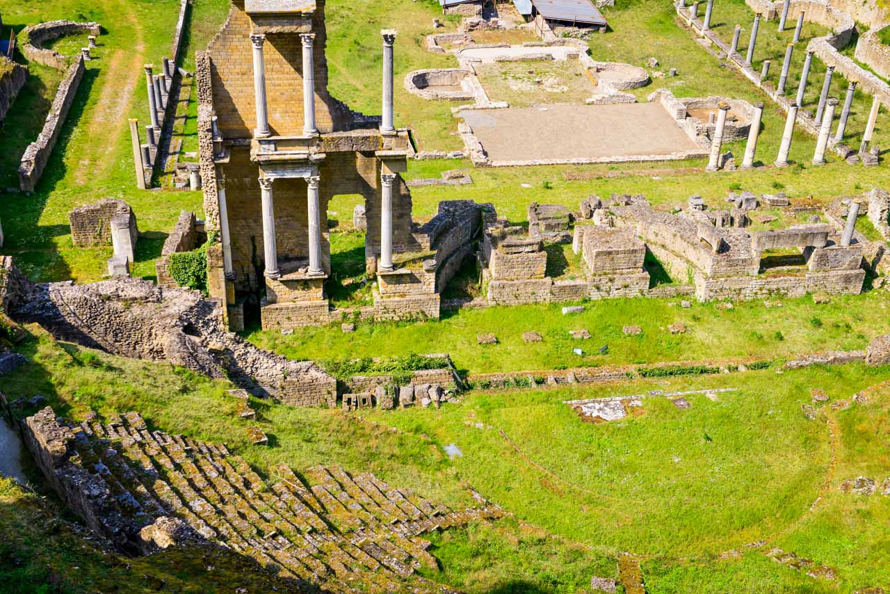 Roman excavation in Volterra