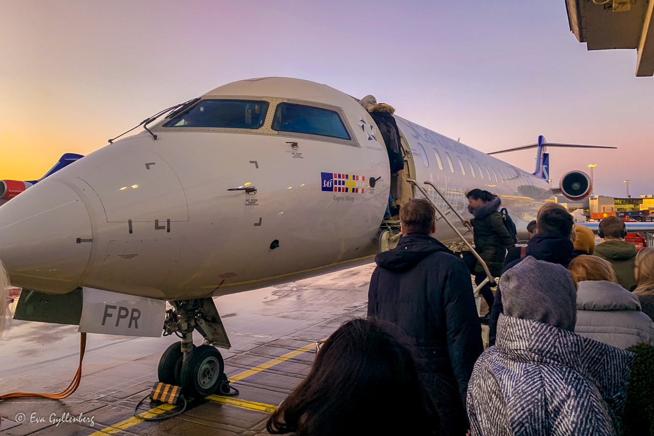 Flying SAS with hand luggage on a weekend trip
