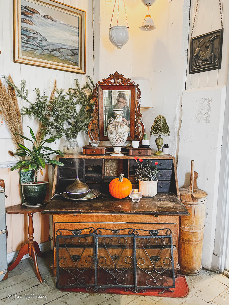 Beautiful old dresser in dark wood