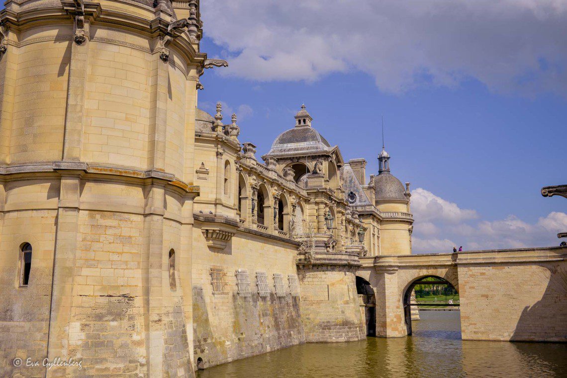 Chateau de Chantilly är ett pampigt slott