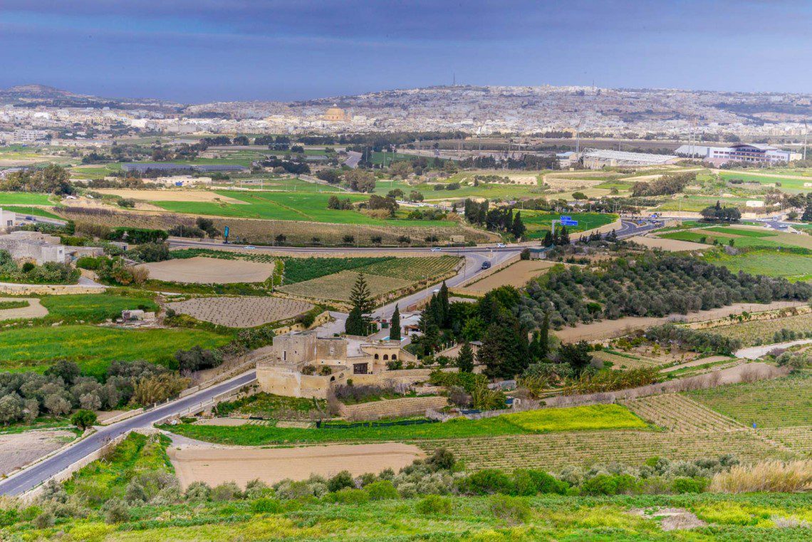 The view from Mdina