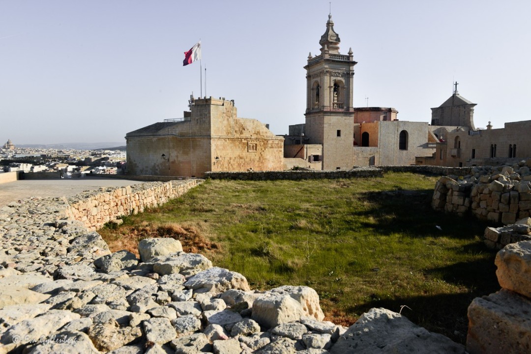 Citadellet i Victoria är en av sevärdheter på Gozo
