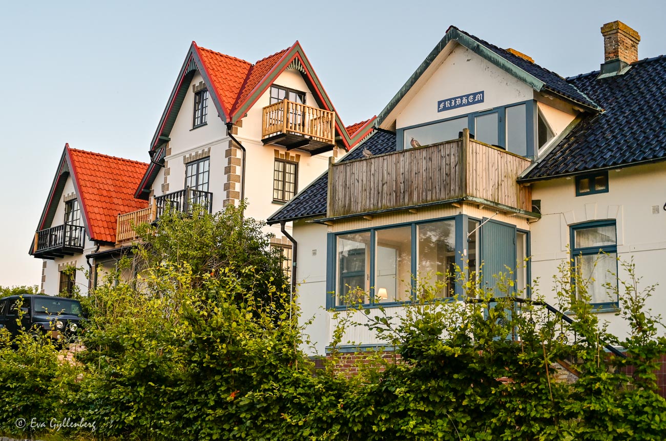 White houses in Arild