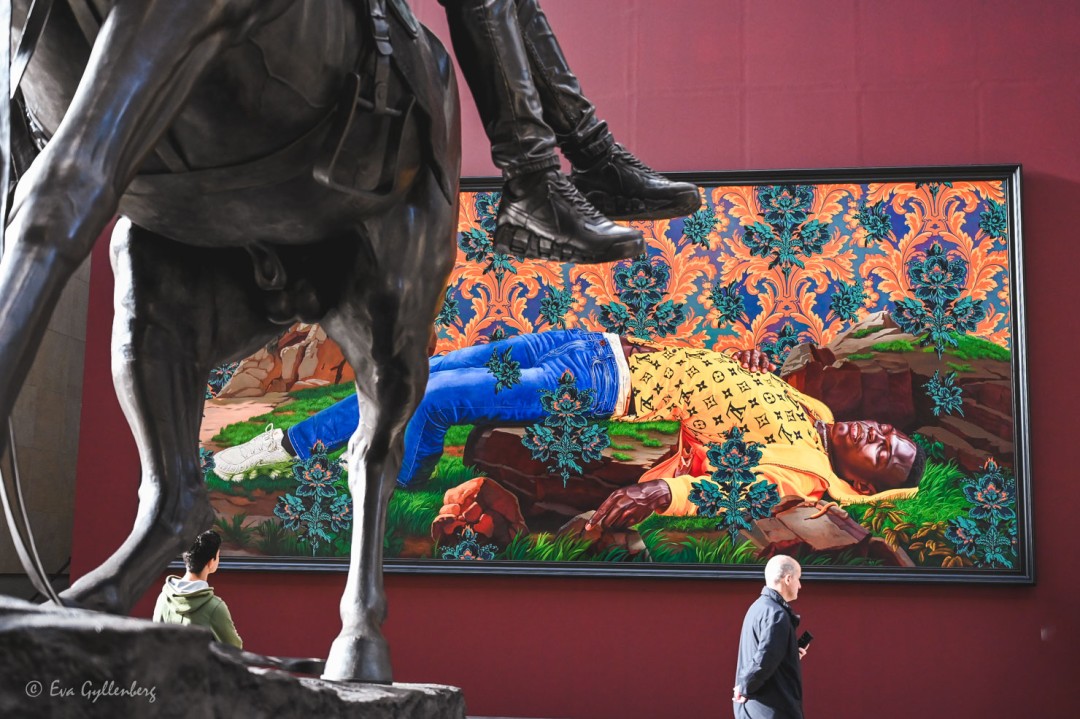 Tavla och staty på Musée d’Orsay - en av alla sevärdheter i Paris