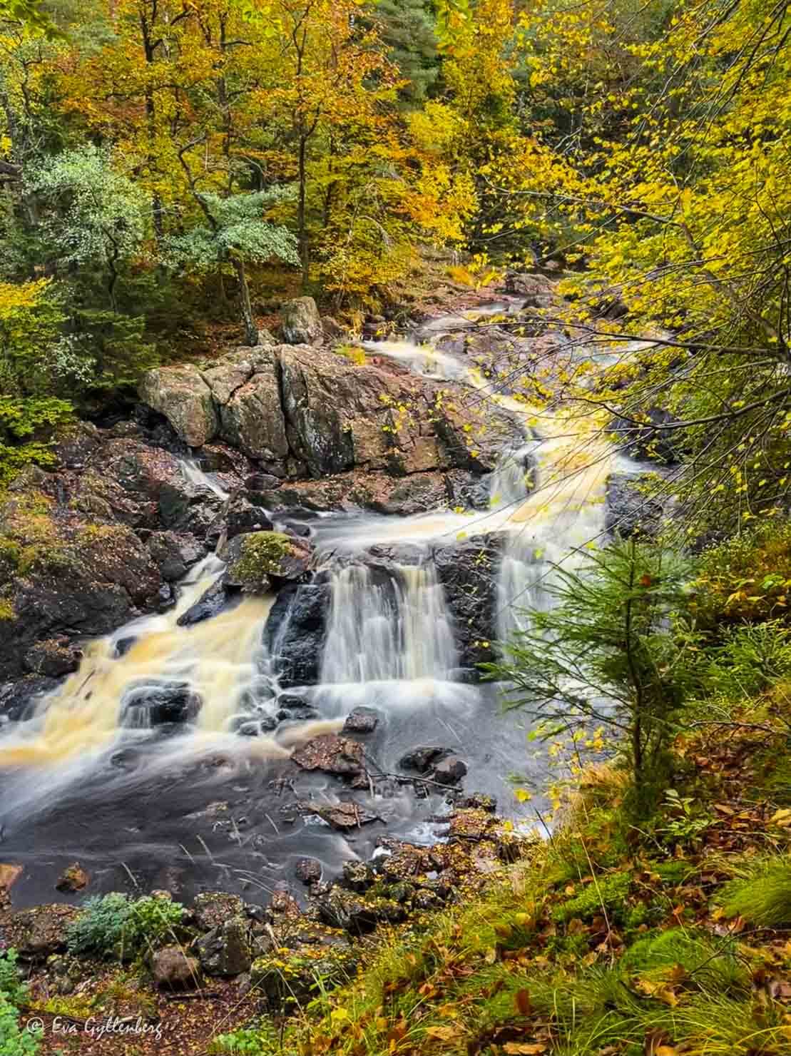 Danish falls waterfall in Slow-motion