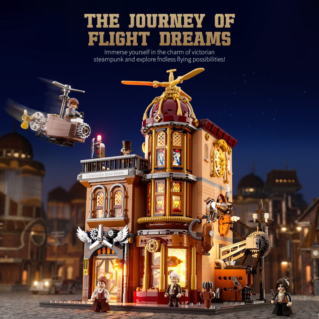 Steampunk Flying Club by Lumibricks