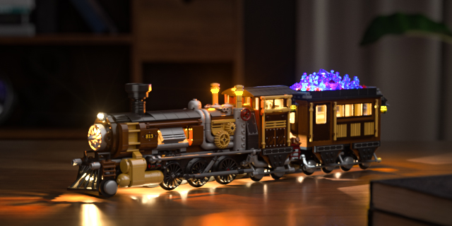 Steampunk Ore Train by Lumibricks