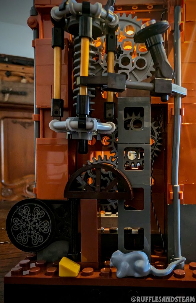 Details of Lumibricks' Steampunk Train Station
