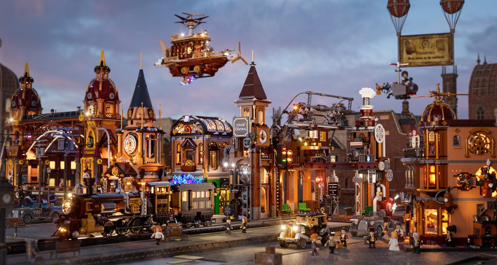 Steampunk World City by Lumibricks