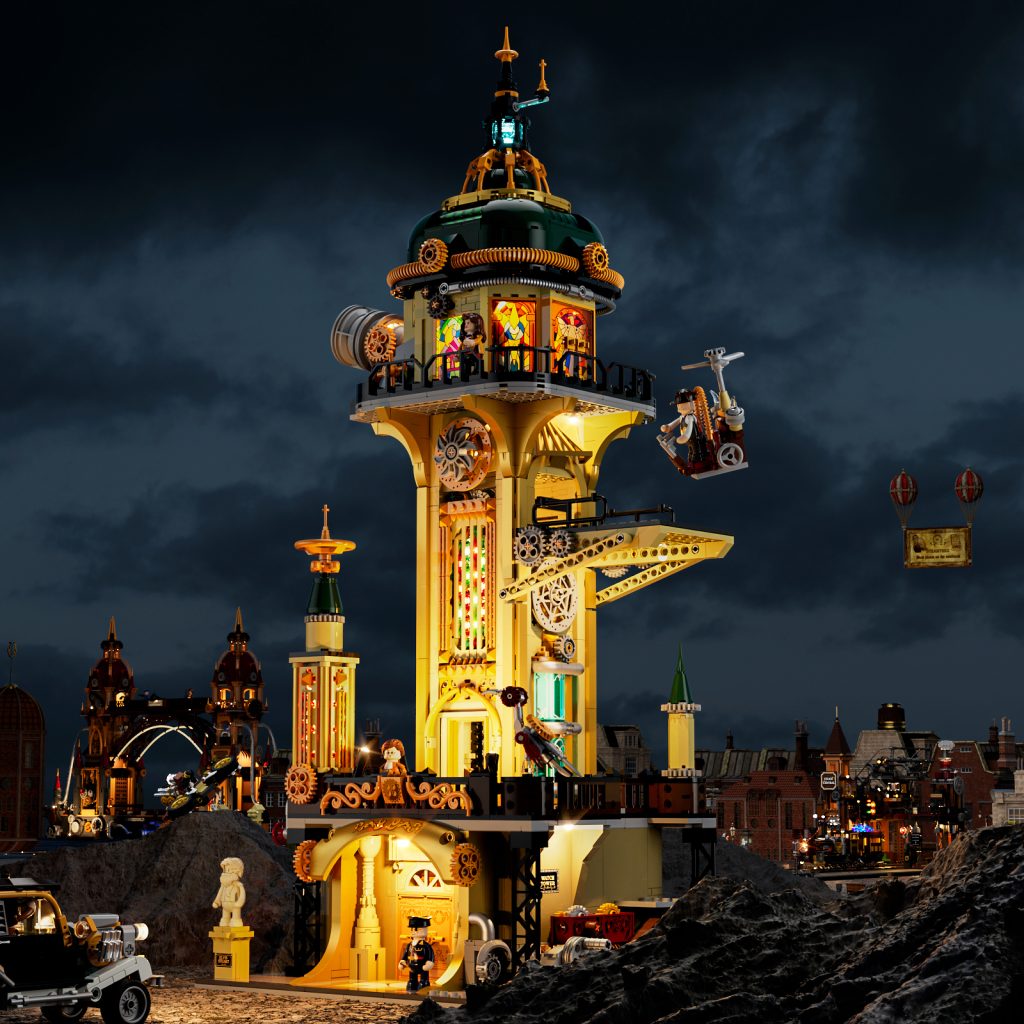 Steampunk Watch Tower by Lumibricks