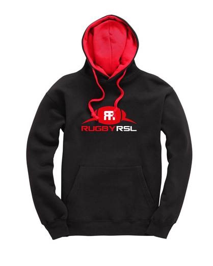HOODIE RED/NAVY