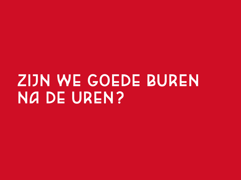 zijn we goede buren