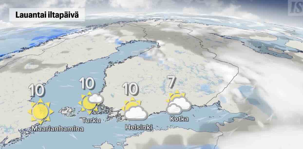 Тепло приходит в Финляндию: погода изменится в воскресенье