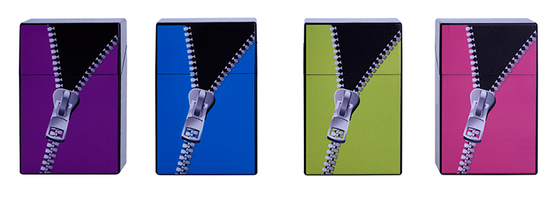 Etui Kort Plast ”Zipper”