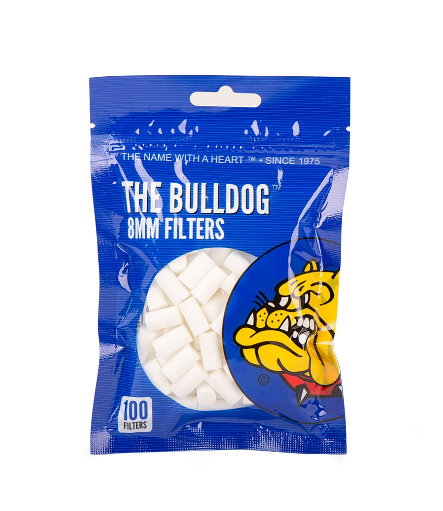 Cigarrettfilter Bulldog  blue Filter 8mm