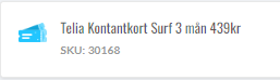 30GB Surf 3 Månader