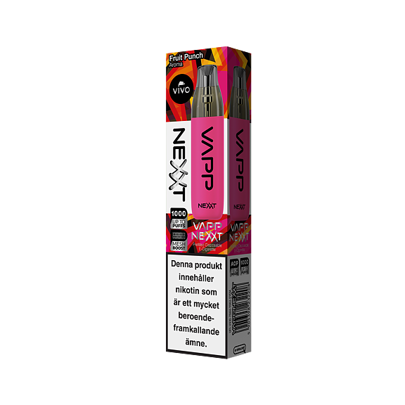 VAPP NEXXT PRO FRUIT PUNCH 20MG 1000 PUFF