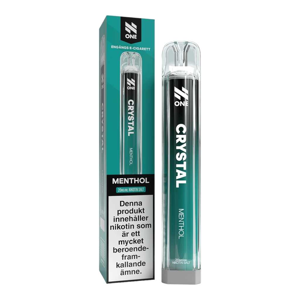 N One Crystal Mesh Menthol Engångs Vape 20mg