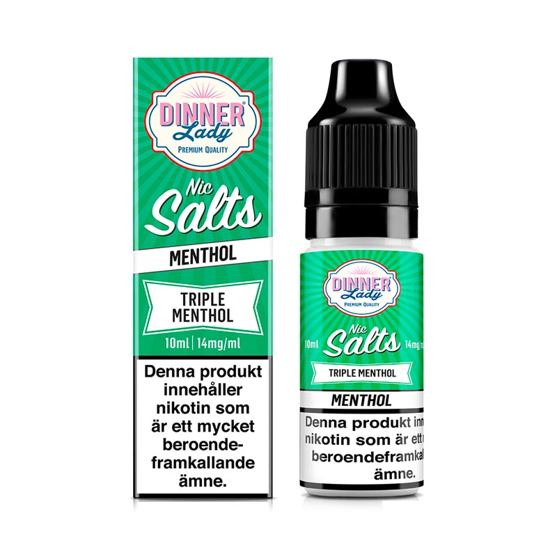 Dinner Lady Salt – Triple Menthol 10 ml, 14 mg Nikotinsalt