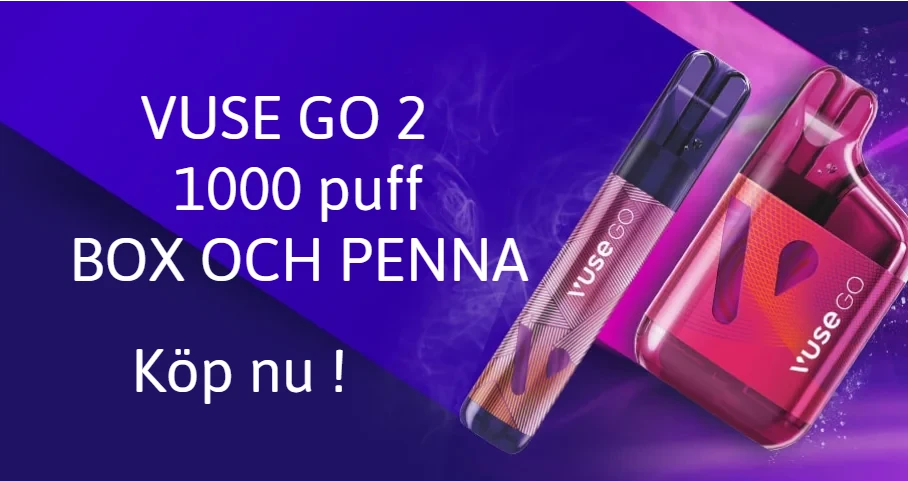 Vuse GO 2 Box 1000 puff vape 20 mg