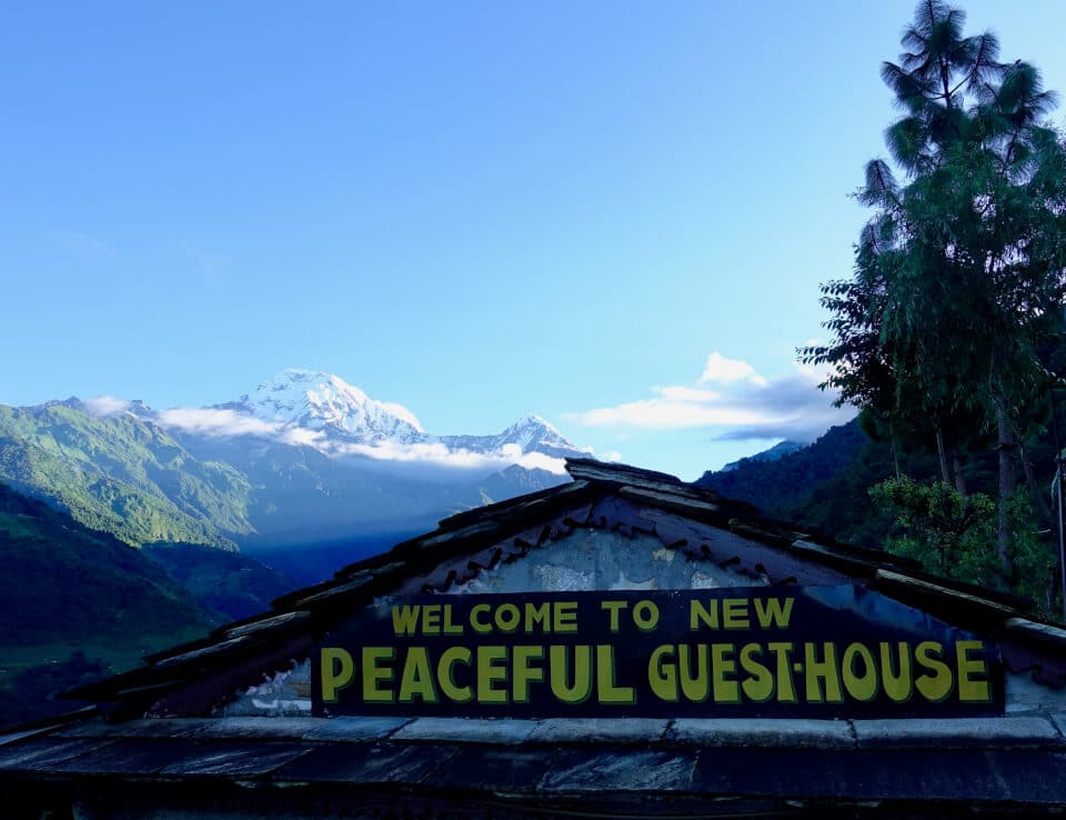 Overnatting, Ghandruk trek, Annapurna, Nepal