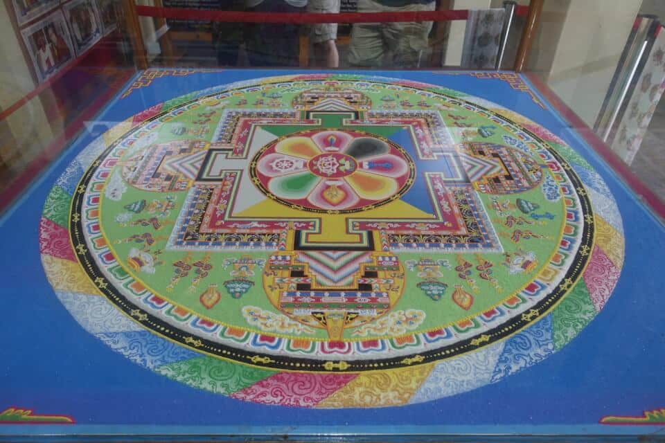 Mandala i den tibetanske flykningleiren