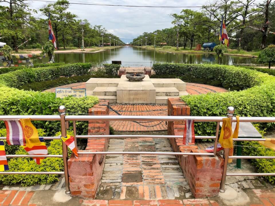 World Peace Pagoda. Lumbini