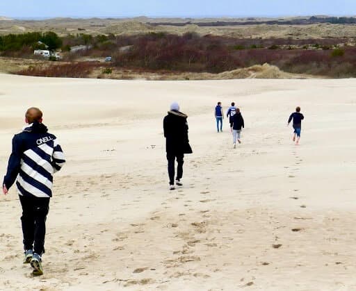 Råbjerg Mile - opp mot toppen