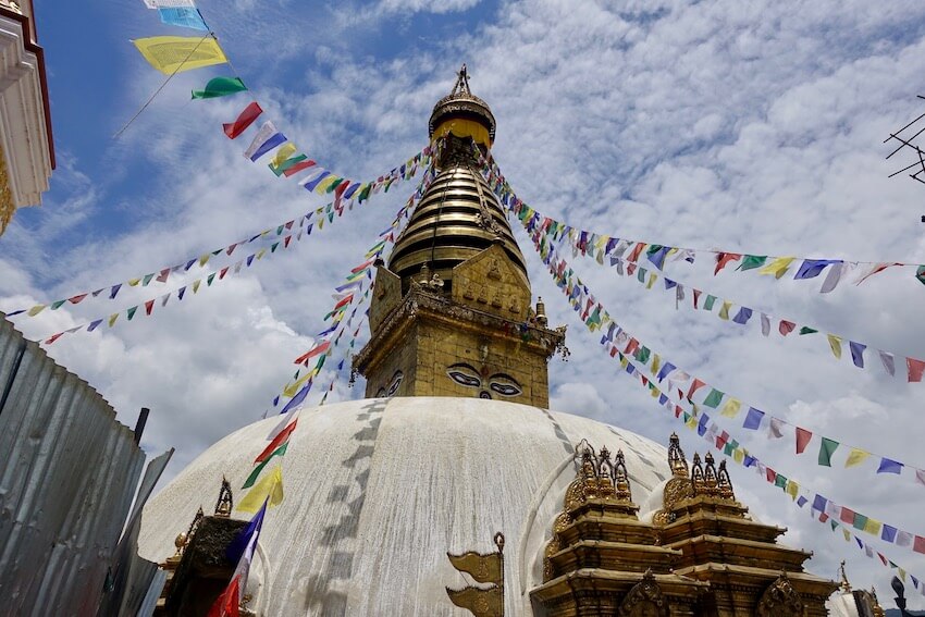 Swoyambhunath stupaen, Kathmandu i Nepal