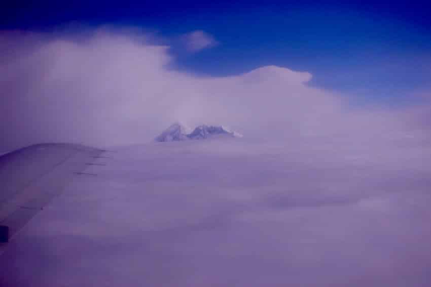 Mt. Everest gjennom skydekket