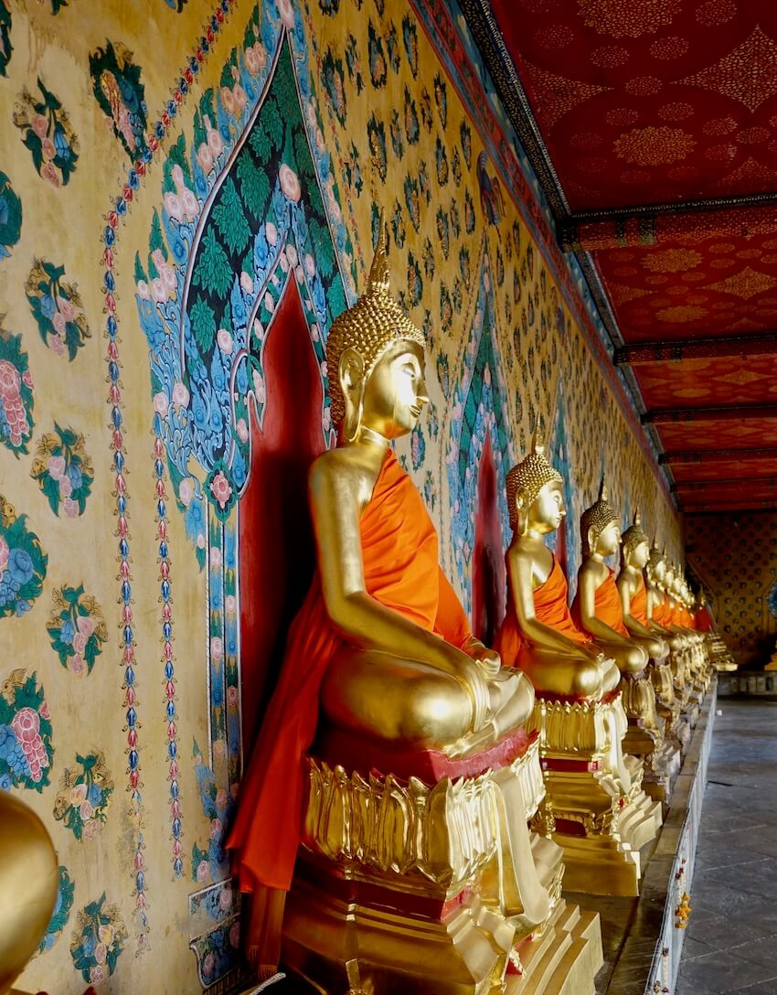 Buddha, Wat Arun. Attraksjoner i Bangkok